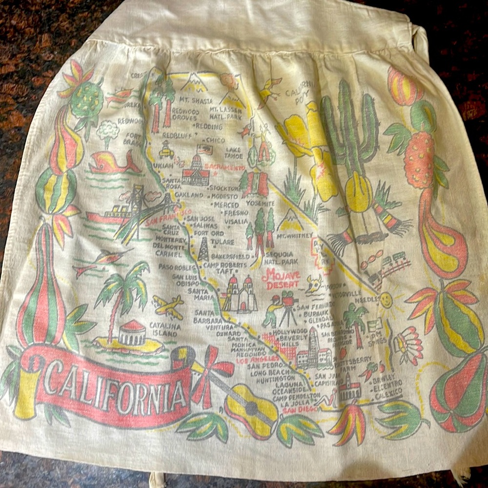 California Apron Vintage